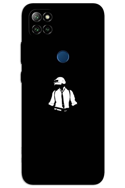 MRCİLETİSİM Casper Via E30 Case Hd Pattern Printed Back Cover - Pubg Man