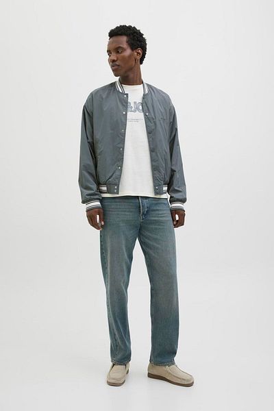 Jack & Jones Men's Logo Embroidered Bomber Jacket - Almeria