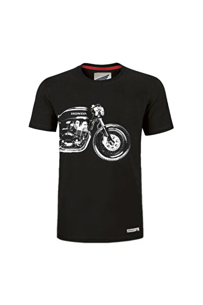 Honda Motorlu Siyah T-Shirt - HNDA Sağlam