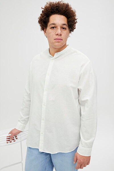 Jack & Jones Πουκάμισο μεικτό λινό Plus Size - Breeze