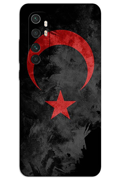 MRCİLETİSİM Xiaomi Mi Note 10 Lite Kılıf HD Desen Baskılı Arka Kapak - Siyah ...