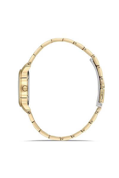 Dice Kayek Dk.1.Ag1410.08 Stone Design Steel Cord Steel Case 5 Atm Water Resistant Gold Color Women