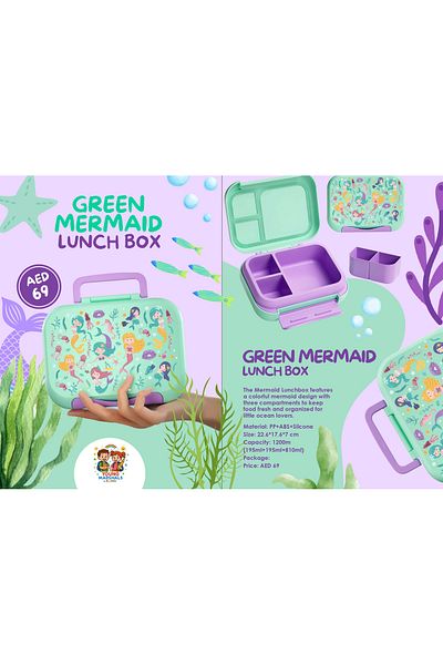 esabela Lunch Box for Kids, Multi-Compartment, Leakproof, Insulated, Food Organizer, Bento for School