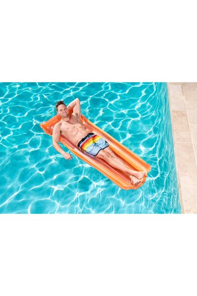 BESTWAY Φουσκωτό στρώμα Bestway, 183 cm, Πορτοκαλί