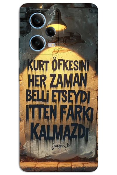 MRCİLETİSİM حافظة هاتف Xiaomi Redmi Note 12 Pro 5G ذات غطاء خلفي مطبوع بنمط H...