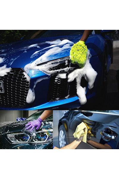 SAFI WAX SFW205 Car Shampoo and Wax 500ml, Ultra Shine Formula, High Quality Car Shampoo and Wax, Blue