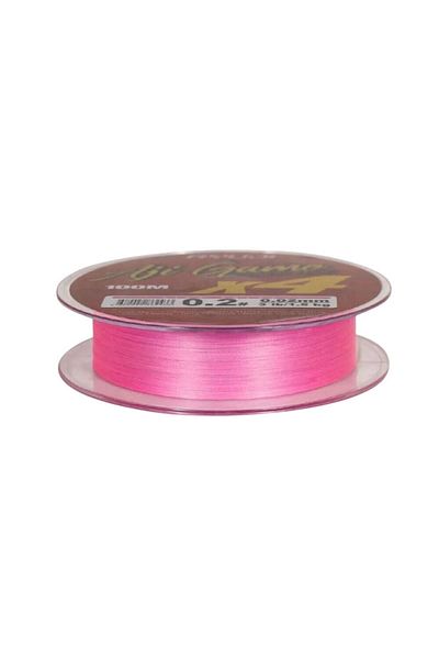 Ryuji Aji Game 4X 0.02 mm 100 Meters Pink Thread Fishing Line