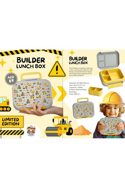 esabela Lunch Box for Kids, Multi-Compartment, Leakproof, Insulated, Food Organizer, Bento for School