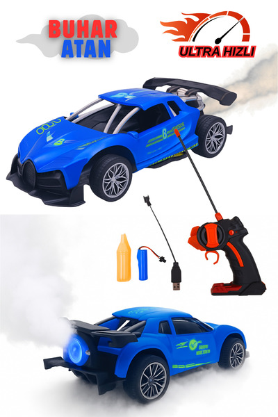 TUENGİ STORE Remote Control Steam Car Full Function Steam Evaporating Ultra F...