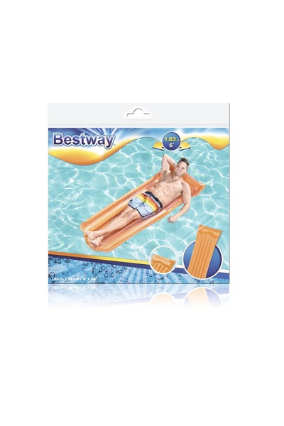 BESTWAY Φουσκωτό στρώμα Bestway, 183 cm, Πορτοκαλί