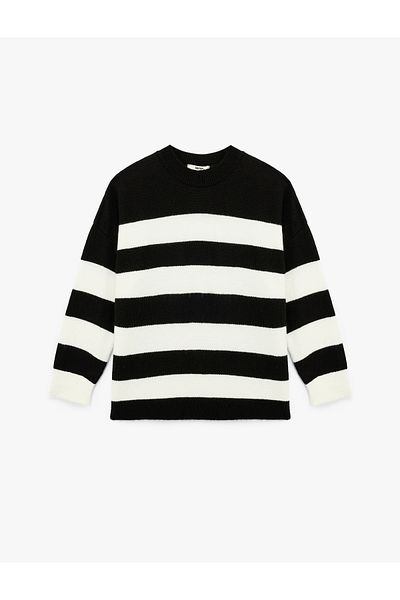 Koton Long Sleeve Crew Neck Sweater Oversize Sweater