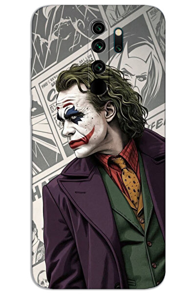 MRCİLETİSİM Xiaomi Redmi Note 8 Pro Kılıf HD Desen Baskılı Arka Kapak - Joker