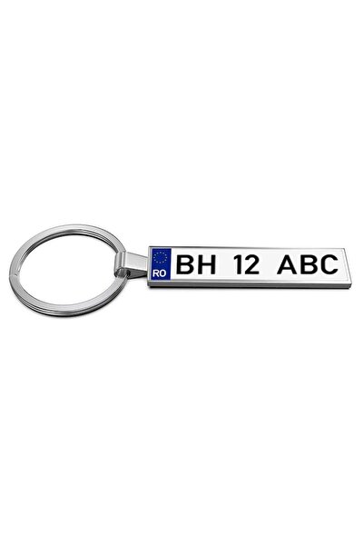 OEM 5 x Breloc Metalic Personalizabil Numar Auto