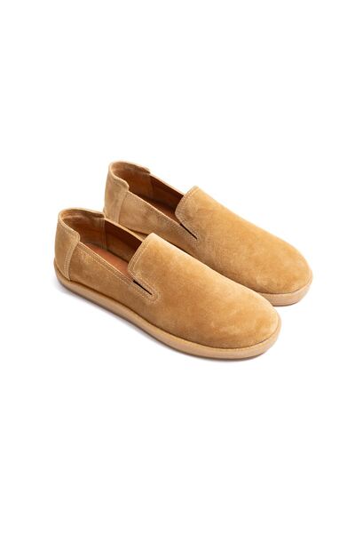 by selvi Lukka Shoes Men's Genuine Leather Elastic Rubber Sole Casual Shoes