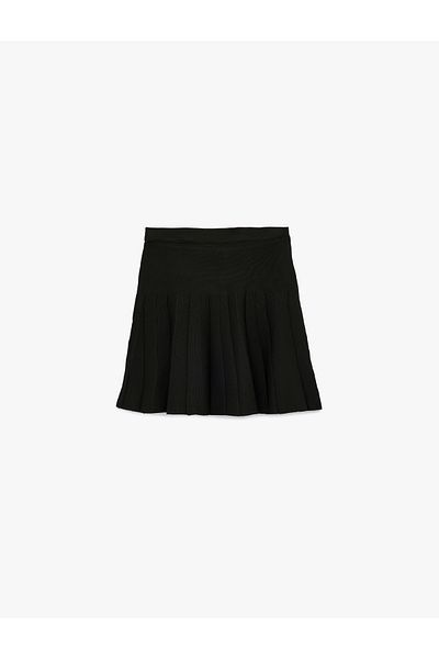 Koton Regular Waist Pleated Mini Skirt