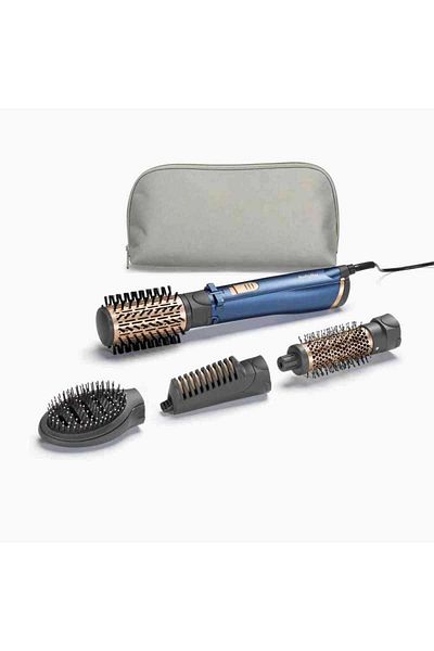 BABYLİSS Style Pro AS965E 1000W Rotating Brush Ionic Technology 4 Accessories Blue