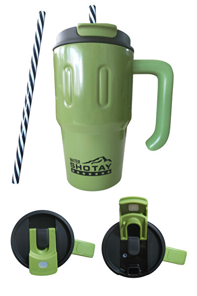 GLANCE Shotay Mug Stainless Steel Green 600 Ml. St-8169