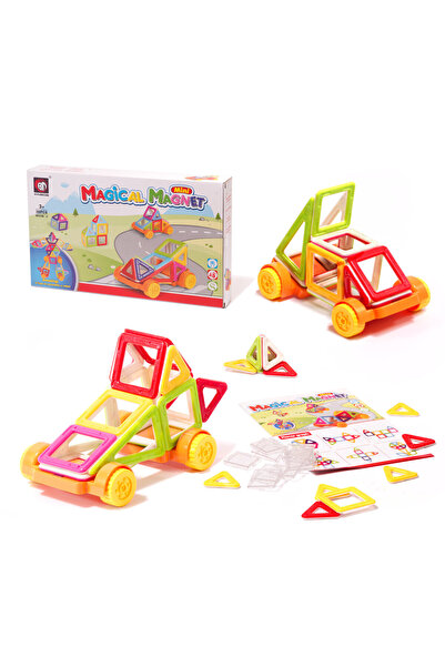 OEM Set of 32 magnetic building blocks, Magical Magnet Mini, 3 years +, Multicolor