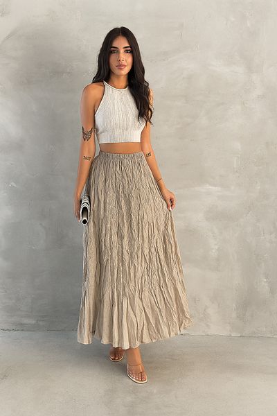 vikitekno Kraş Skirt Elastic Waist Standard Size 38/44 Size Compatible
