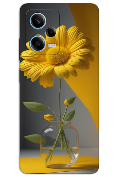 MRCİLETİSİM حافظة هاتف Xiaomi Redmi Note 12 Pro 5G ذات غطاء خلفي مطبوع بنمط H...
