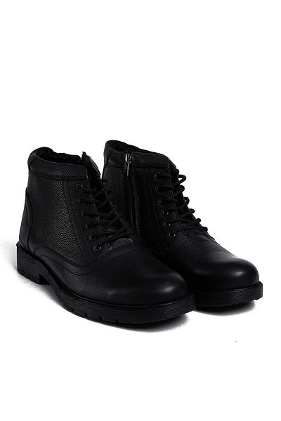 Bestello Lace-Up Rubber Flat Boots 011-2020-23K Men's Boots
