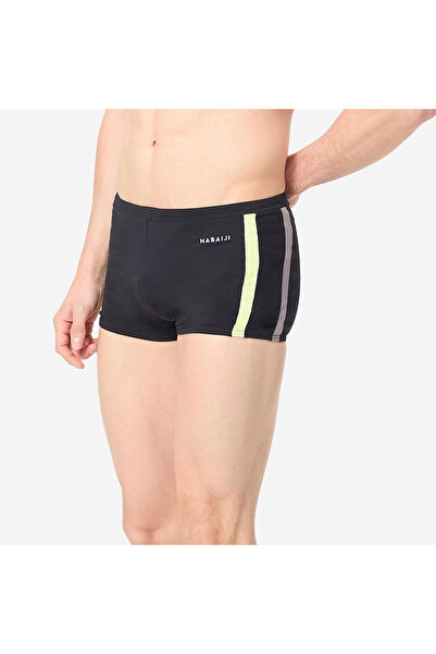 Decathlon Costum de baie pentru bărbați boxeri - Negru/Galben - Negombo