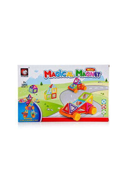 OEM Set of 32 magnetic building blocks, Magical Magnet Mini, 3 years +, Multicolor