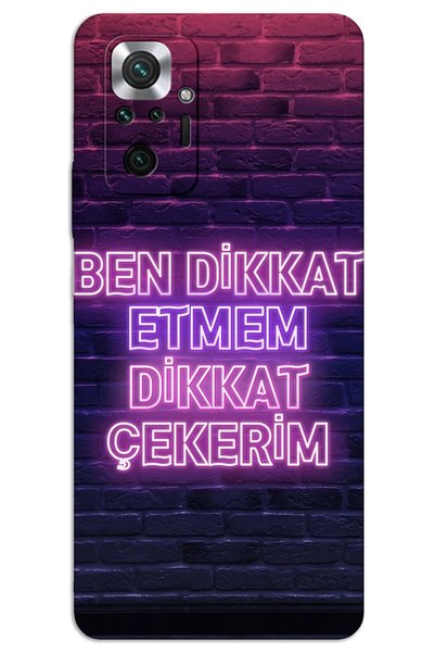MRCİLETİSİM غطاء خلفي مطبوع بنمط HD لهاتف Xiaomi Redmi Note 10 Pro - يجذب الا...