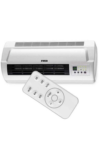Noveen Aeroterma de perete HC1500 2000W Afisaj LED Termostat Element de incalzire PTC Alb