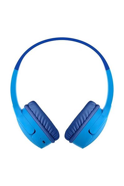 Belkin Soundform Kids Wireless On-Ear Headphones – Built-In Mic – Blue – For Learning & Travel