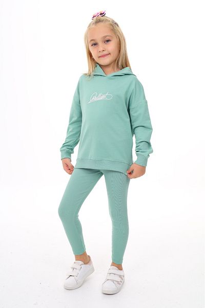 Toontoy Girl's Embroidered Tights Set