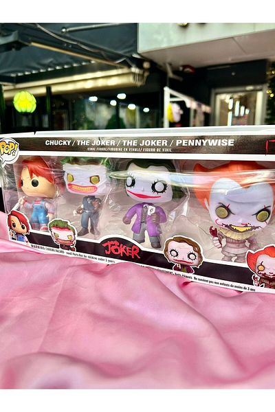 Wisevelya Chucky Joker Pennywise Pop Figure Set