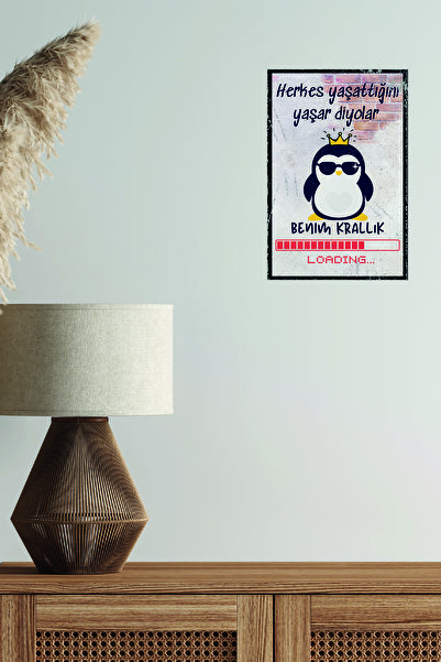 qoeuyl boutique Όλοι ζουν όσο ζουν Διαλόγοι Εκτυπωμένο αστείο δώρο 18x27 MDF ...