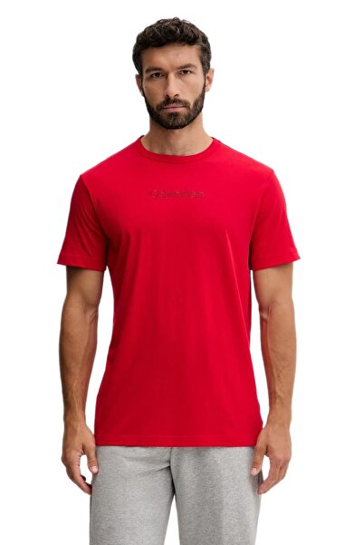 Calvin Klein Men's Red T-Shirt 000Nm2748E