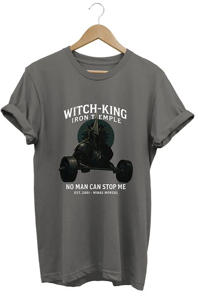 remonz Witch King Gym Lotr Regular Fit 100% Cotton Soft Textured Crew Neck T-Shirt