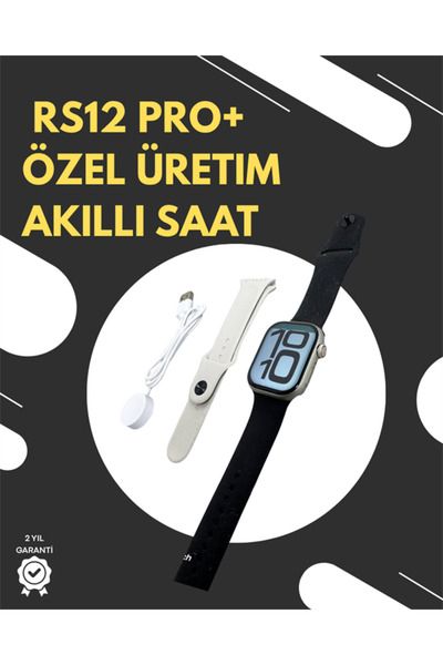Genel Markalar RS12 PRO+ 2025 Serisi li Özel Üretim Akıllı Saat – AMOLED Ekra...