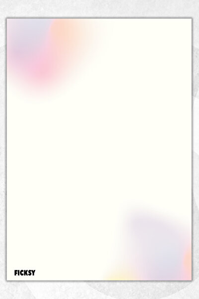 Ficksy دفتر ملاحظات A5 بدون خطوط - 50 ورقة - مذكرة - دفتر ملاحظات - ورق ملاحظات