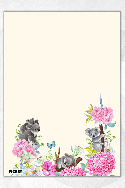 Ficksy دفتر ملاحظات A5 بدون خطوط - 50 ورقة - مذكرة - دفتر ملاحظات - ورق ملاحظات