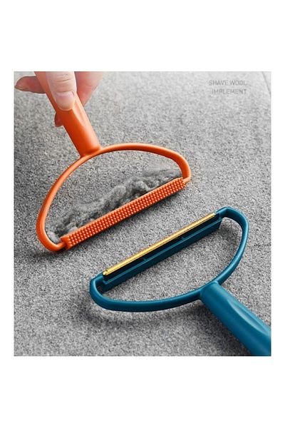 Laviera Clothes Mohair Hairball Tool - Hairball Brush - Cat Dog Hairball Collection (Blue)