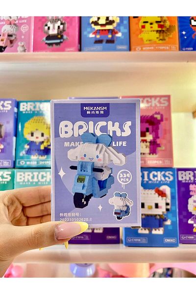 Wisevelya Motorized Purple Cinnamoroll Lego