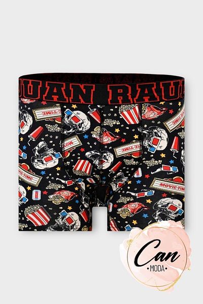 Juan Raul "Movie Night" Cinema Patterned Boxer - Db261