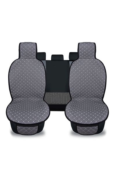 Mega Oto Market Graypoint Series Anti-Sweat Woven Fabric Auto Seat Protective Cover Front and Rear Seat Suit