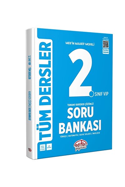 Ankara Kitap Merkezi 2. Sınıf VİP Tüm Dersler Soru Bankası Editör Yayınları