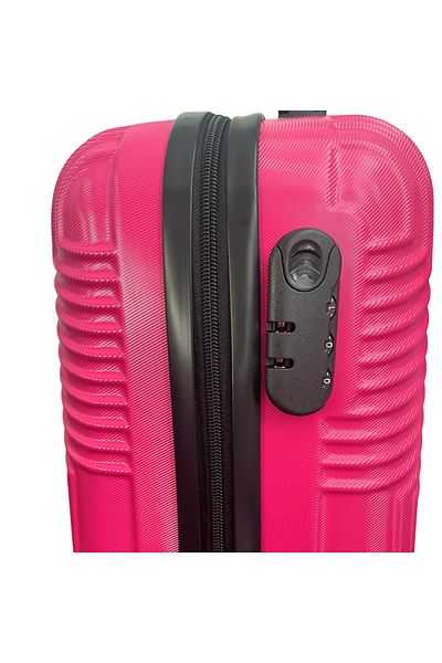 OEM Cabin trolley Ryan Air, Wizzair, ABS Resistant, 40 x 30 x 20 cm, TR-00094, Fuchsia Pink