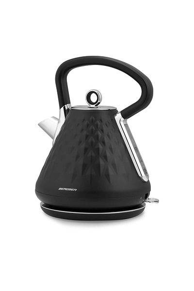 Berdsen Kettle with 360 degree rotating base, illuminated switch, 29 cm x 23 cm, black