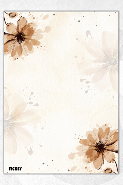 Ficksy دفتر ملاحظات A5 بدون خطوط - 50 ورقة - مذكرة - دفتر ملاحظات - ورق ملاحظات