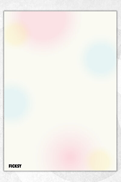 Ficksy دفتر ملاحظات A5 بدون خطوط - 50 ورقة - مذكرة - دفتر ملاحظات - ورق ملاحظات