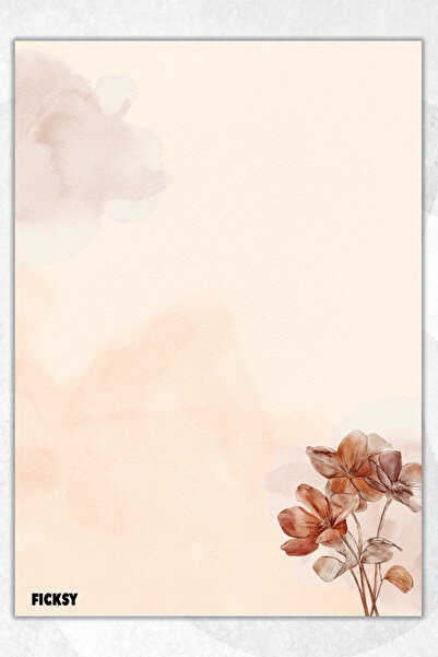 Ficksy دفتر ملاحظات A5 بدون خطوط - 50 ورقة - مذكرة - دفتر ملاحظات - ورق ملاحظات