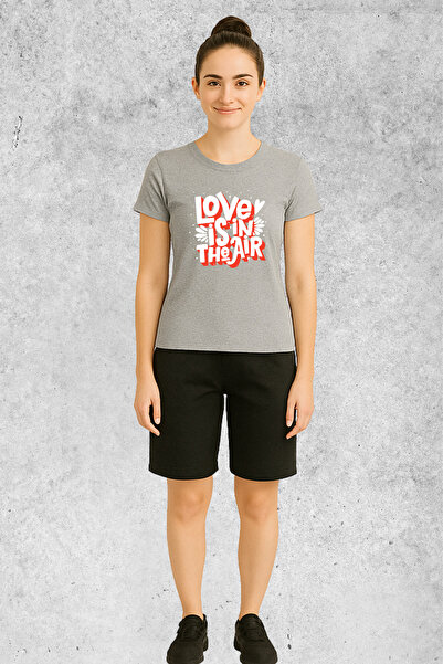 MOLICO Basic Unisex Crew Neck Short Sleeve the Air Printed Tshirt