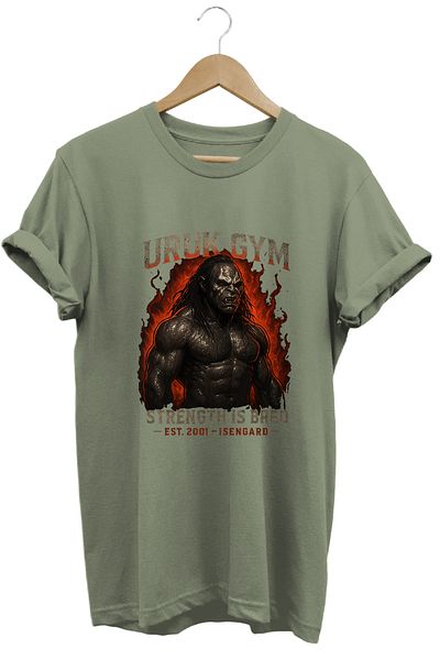 remonz Lurtz Gym Lotr Regular Fit 100% Cotton Soft Textured Crew Neck T-Shirt